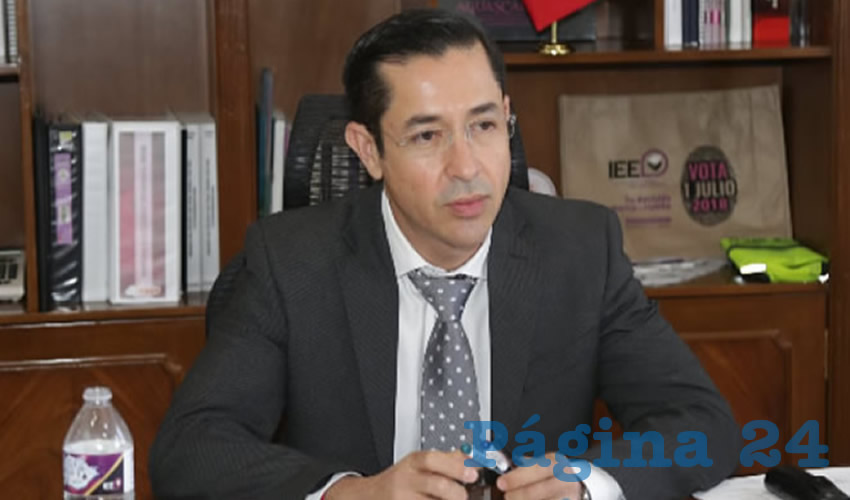 Luis Fernando Landeros Ortiz, consejero presidente del IEE (Foto: Archivo)