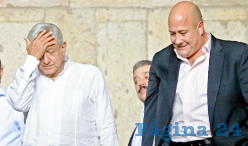 Militantes de Morena Jalisco repudiaron el actuar de Enrique Alfaro, quien dedica cada minuto de su mandato en pelearse con Andrés Manuel López Obrador; el estado es primer lugar en fosas clandestinas, feminicidios, desaparecidos… Pese a esto, el gobernador monta “grotescos intentos de confrontación”: junto a otros gobernadores, intriga y amenaza con romper el pacto federal con argumentos poco creíbles/Foto: Especial