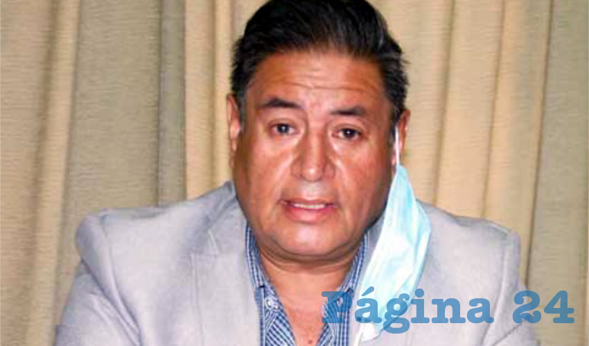 Francisco Javier Guicap Rodríguez, secretario general del sindicato de trabajadores del CODE, dijo que Francisco Ortega y Margarita Tello inventan delitos a trabajadores, todo para amenazarlos con quitarles el trabajo o mandarlos a la cárcel, con tal de que no accedan a una base laboral en la institución/Foto: Francisco Tapia