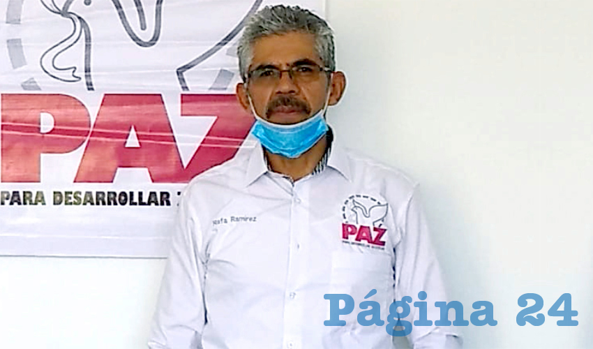 Rafael Ramírez Castro, integrante del Comité Ejecutivo del Partido Político PAZ para desarrollar Zacatecas (Foto: Archivo Página 24)