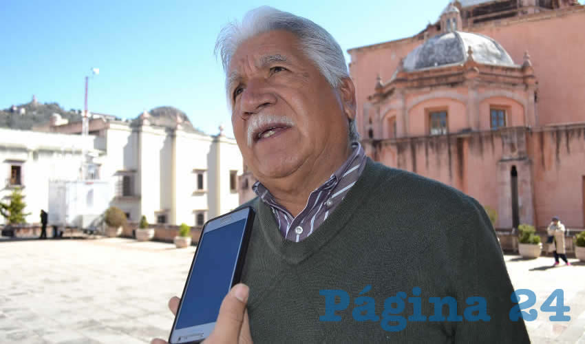 José Santos Cervantes, líder estatal del Frente Social por la Soberanía Popular (FSSP) y militante fundador del Movimiento Regeneración Nacional (Morena) (Foto: Rocío Castro Alvarado)