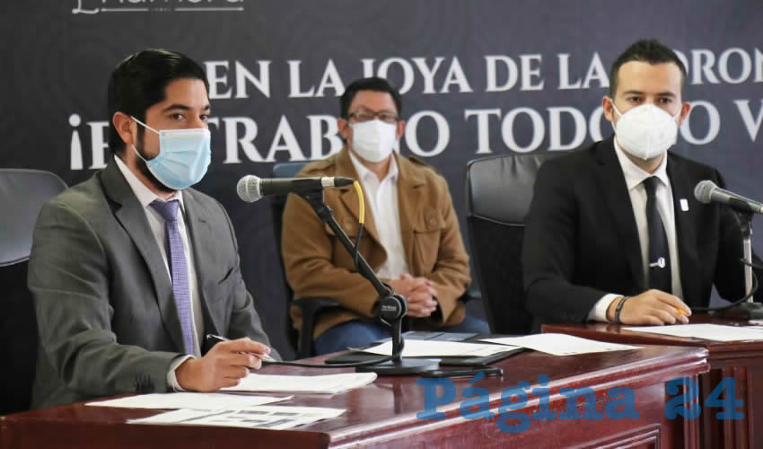 Ulises Mejía Haro, presidente municipal de Zacatecas, señaló que este proyecto de intercambio cultural y turístico consiste en generar un intercambio sobre los patrimonios culturales, para tener la conservación y el turismo como ejes de desarrollo (Foto Cortesía)