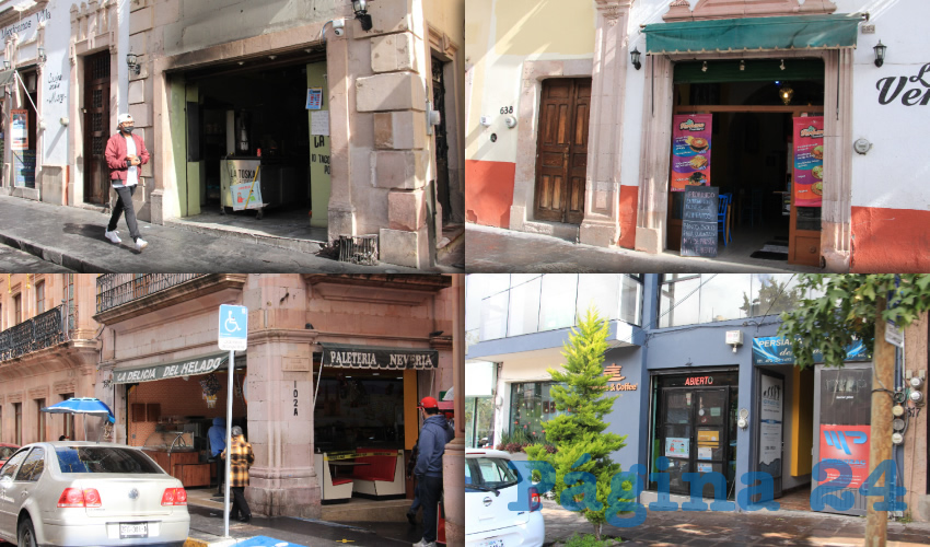 Entre las medidas para combatir el coronavirus, referente a los restaurantes y negocios dedicados a la venta de comida, señala que únicamente trabajarán al 25 por ciento de su capacidad, por lo que muchos de los negocios dedicados a esta rama, han clausurado la mayoría de sus mesas para que sean mínimas las personas que estén en el local (Foto: Rocío Castro Alvarado)