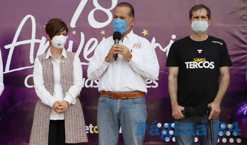 Durante el evento del Teletón 2020, el gobernador Martín Orozco Sandoval llamó a la ciudadanía a la solidaridad