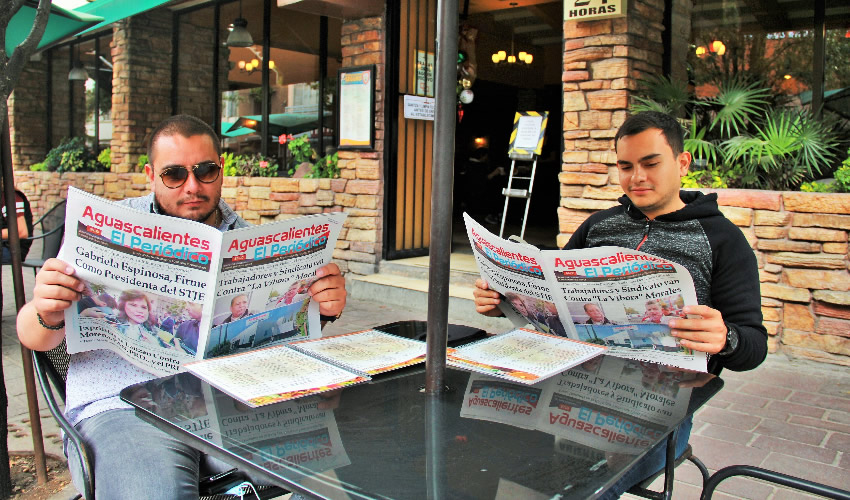 En restaurante Las Antorchas desayunaron Luis Mestas y Fernando Silva