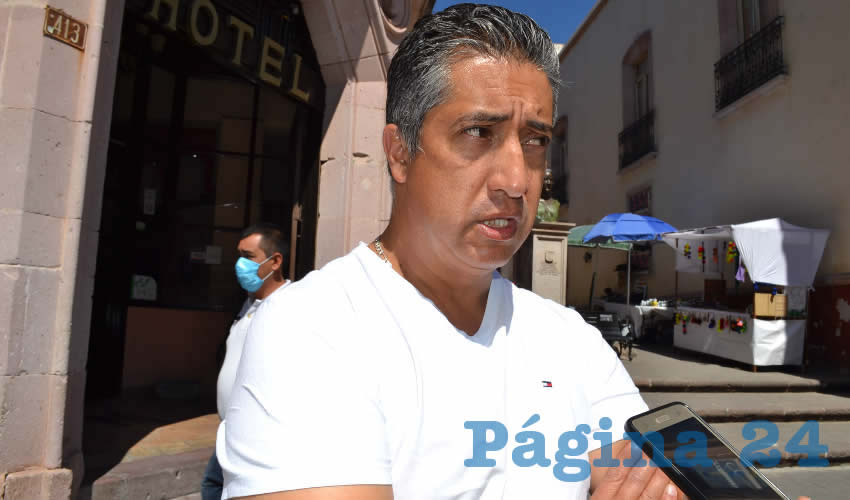 Roberto Rosales Pitones, consideró que para el sector turismo y de servicios son catastróficas las medidas implementadas por gobierno del estado debido a la contingencia sanitaria por COVID-19 (Foto: Archivo Página 24)