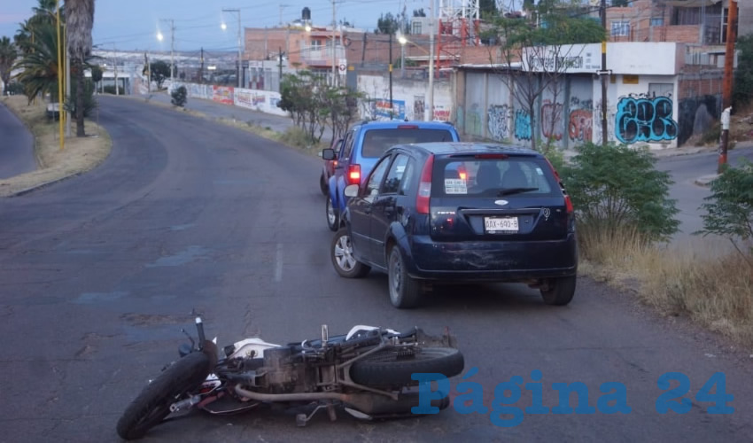 El aparatoso accidente ocurri&oacute; frente al fraccionamiento Solidaridad III