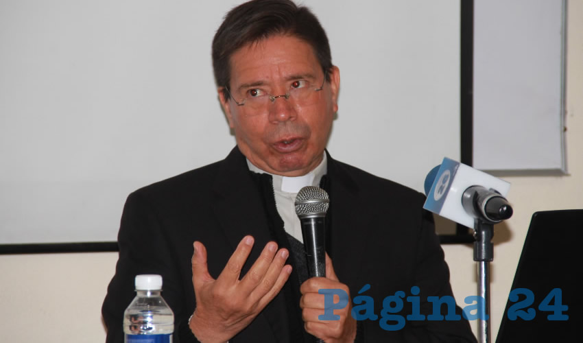 Rogelio Pedroza González, vocero de la Diócesis (Foto: Juan Fernando Reyes Ortega)
