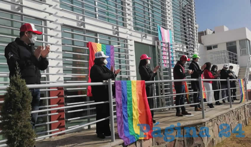 Ulises Mejía Haro, presidente municipal de Zacatecas, entregó el nuevo edificio para el área de Diversidad Sexual