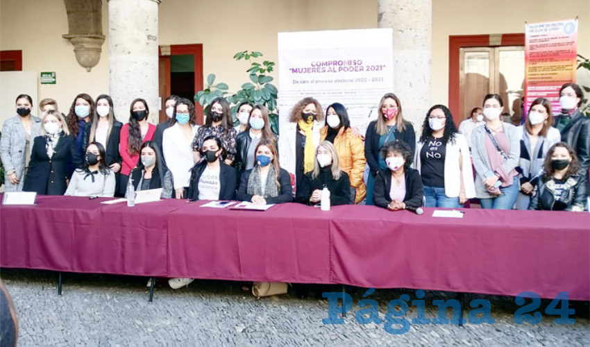 Ayer, el partido Hagamos se sumó a la firma de compromisos “Mujeres al Poder” de cara al próximo proceso electoral 2021 convocada por el grupo Las Paritaristas, integradas por Colectivos y algunos partidos políticos de la entidad que exigen igualdad en la aspiración a candidaturas/Foto: Cortesía