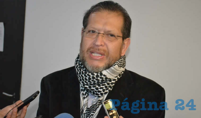 Pedro Martínez Arteaga, exdirigente del Sindicato de Personal Académico de la Universidad Autónoma de Zacatecas (SPAUAZ) (Foto: Archivo Página 24)