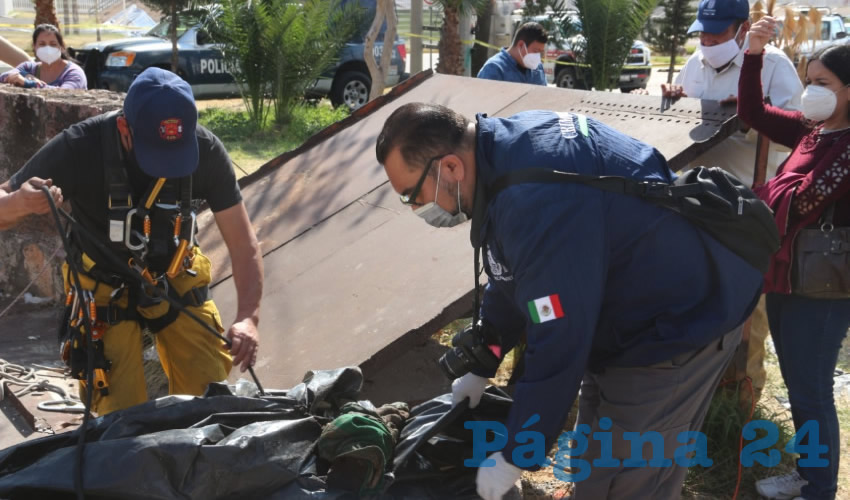 Que no hay nada sospechoso en los presuntos indicios hallados en el pozo