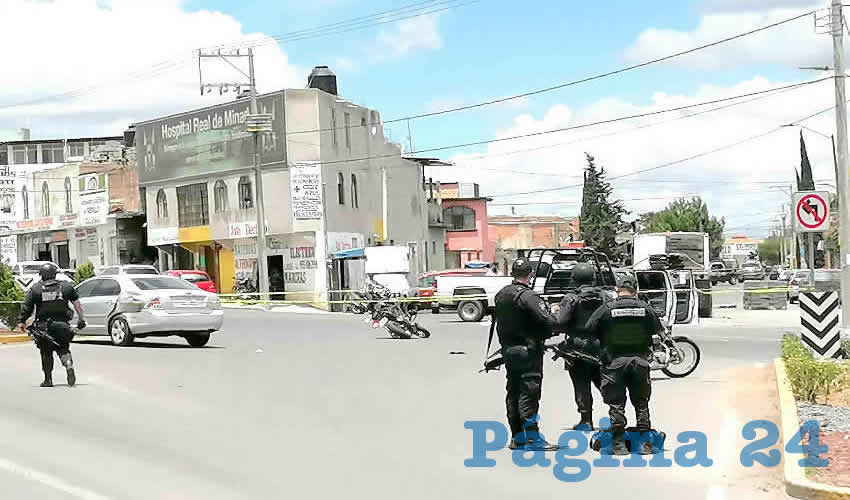 La zona fue acordonada