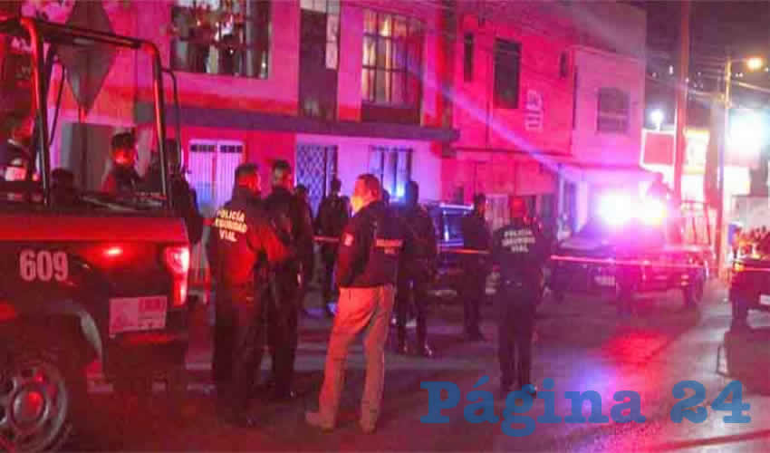 El arribo de la policía vial