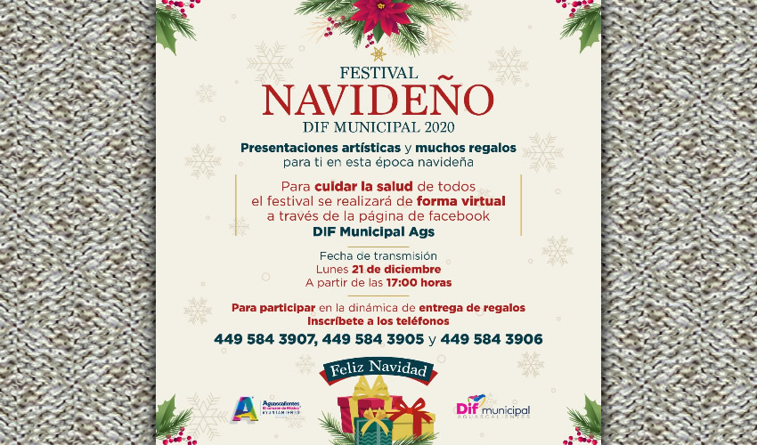 Ram&oacute;n Jim&eacute;nez Pe&ntilde;aloza mencion&oacute; que se presentar&aacute;n diversos n&uacute;meros musicales y art&iacute;sticos alusivos a la navidad