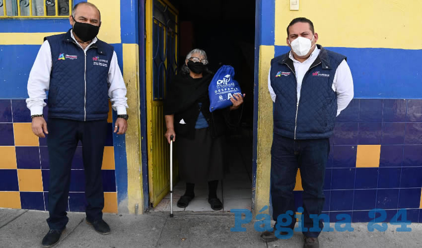 La gira la coordina el Departamento de Atenci&oacute;n a Personas Adultas Mayores y se programaron diversas rutas para entregar los apoyos a lo largo de una semana