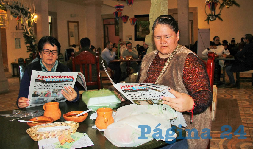 En el restaurante La Mestiza desayunaron Karla Rodarte Acosta y Luc&iacute;a Acosta Guti&eacute;rrez