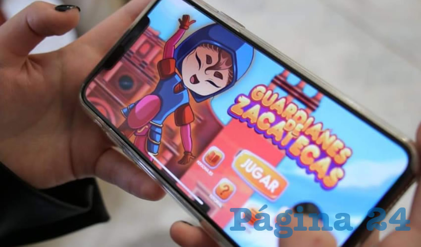 Autoridades del ayuntamiento capitalino presentaron la aplicación Guardianes de Zacatecas, el cual consiste en un videojuego que se podrá descargar en las plataformas IOS y Android (Foto: Cortesía)