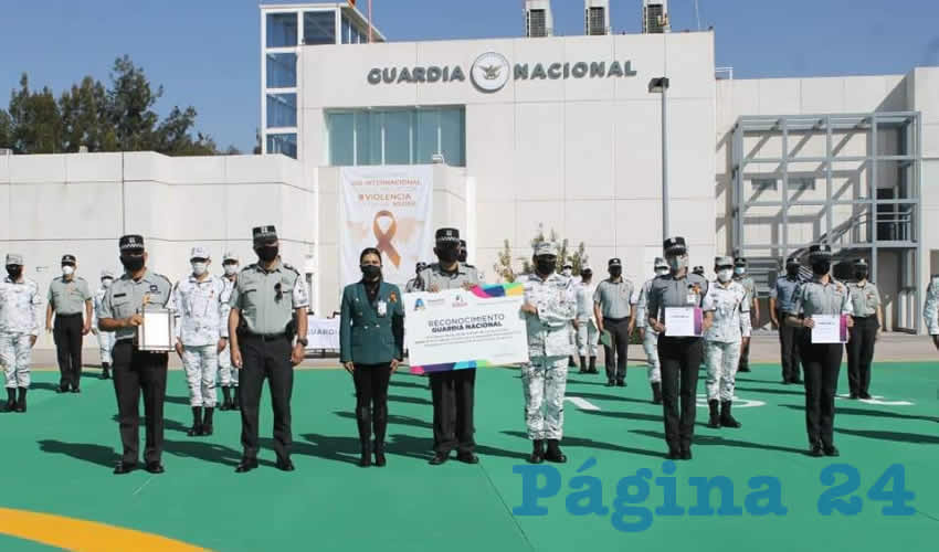 Debido a que la Guardia Nacional realiza recorridos cotidianos en la ciudad, es importante su colaboraci&oacute;n para evitar cualquier tipo de violencia contra la mujer