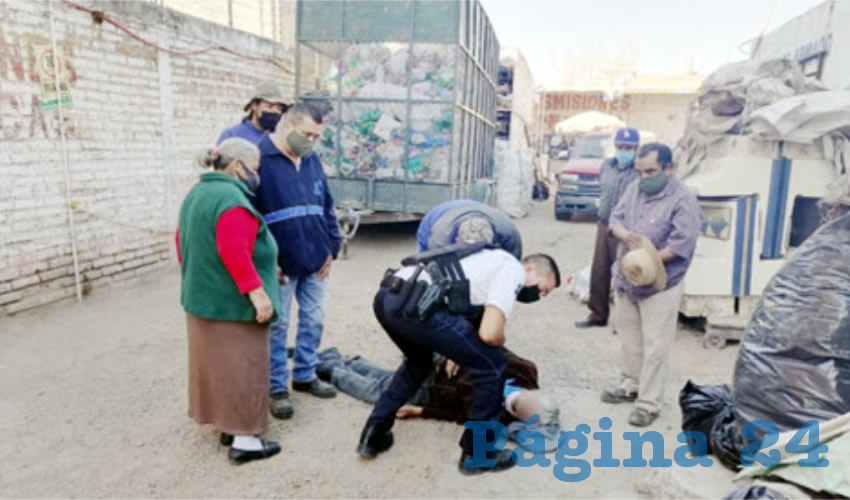 En una chatarrera la muerte sorprendió a Leobardo “N” “N”, de 67 años