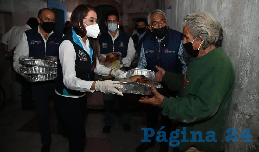 La alcaldesa reiteró sus deseos de felices fiestas y el compromiso de seguir trabajando por el bienestar de las familias