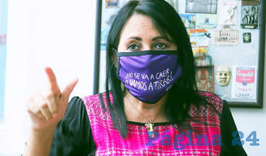 Hay que cambiarlo todo, tumbar al Estado patriarcal porque es uno feminicida, asegura Guadalupe Ramos Ponce, abogada, académica y activista que desde 2003 forma parte del Cladem/Foto: Cortesía