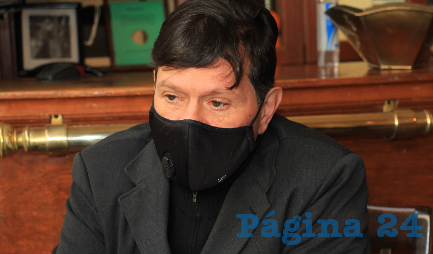 Felipe Casas Soto, empresario de ese ramo y del sector turístico (Foto: Página 24/ Rocío Castro Alvarado)