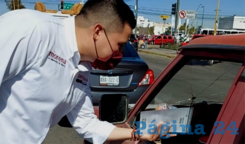 Heder Guzmán dándose a conocer