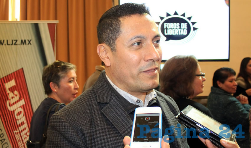José Juan Estrada Hernández, titular de la Secretaría del Zacatecano Migrante (Sezami) (Foto: Archivo Página 24 Zacatecas)