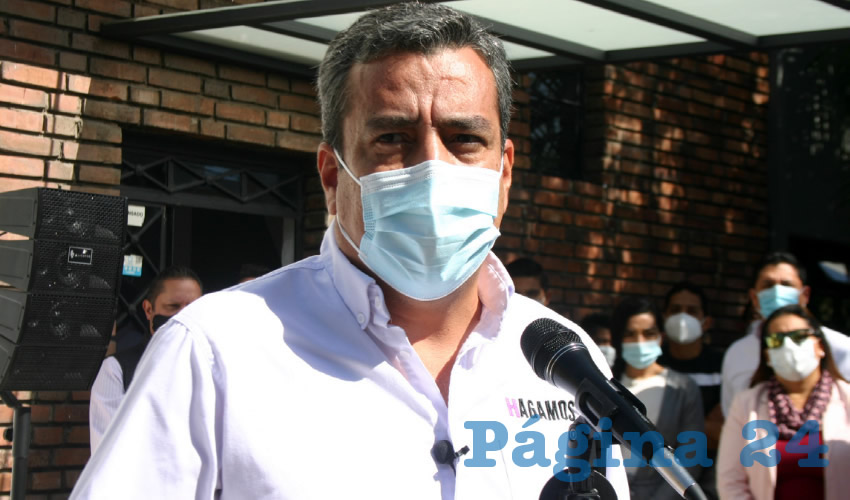 El diputado federal ex integrante de MC, aseguró que desde Hagamos buscarán consolidar perfiles desde las propuestas y no la descalificación, a fin de ponderar a los perfiles con mejores planes de trabajo/Foto: Francisco Tapia