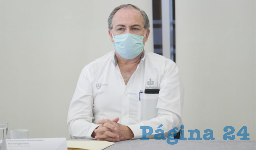 Fernando Petersen, secretario de Salud de Jalisco, supervisó en el Hospital General de Occidente (HGO) y el almacén central, los avances de la adecuación en sus instalaciones para la recepción y distribución de la vacuna contra el COVID-19; se dijo que ya hay cámaras frías y un ultracongelador/Foto: Cortesía