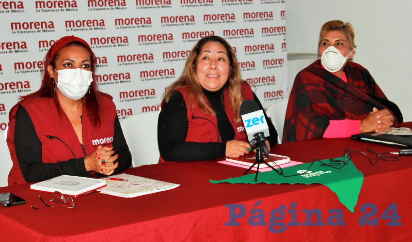 Roc&iacute;o Ramos, Norma Mart&iacute;nez Guerra y Gloria Nancy Ceja Estrada (Foto: Juan Fernando Reyes Ortega)
