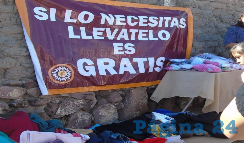 La recolección la están acordando por medio del número telefónico 492-492-89-74 y por redes sociales, para recibir las prendas en sus dos centros de acopio, en Zacatecas en el bulevar López Mateos número 915 letra B y en Guadalupe en la calle 5 de Mayo número 115 sur, en la colonia Ejidal (Fotos: Cortesía)