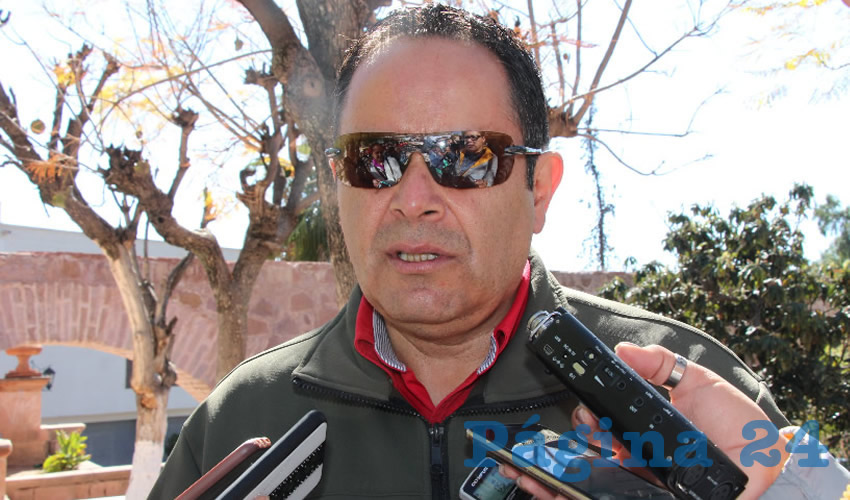 Juan Antonio Caldera Alaniz, coordinador de la Dirección Estatal de Protección Civil y Bomberos (Foto: Archivo Página 24)