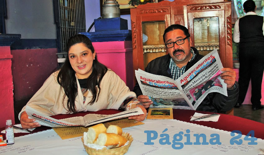 En el restaurante La Saturnina desayunaron Karen Bas&aacute;&ntilde;ez D&aacute;valos y Manuel Quezada