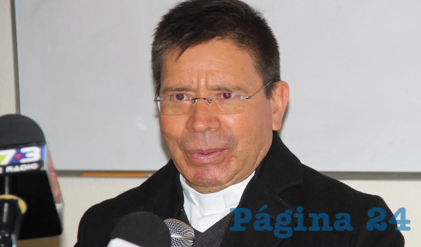 Rogelio Pedroza Gonz&aacute;lez, vocero de la Di&oacute;cesis de Aguascalientes (Foto: Juan Fernando Reyes Ortega)