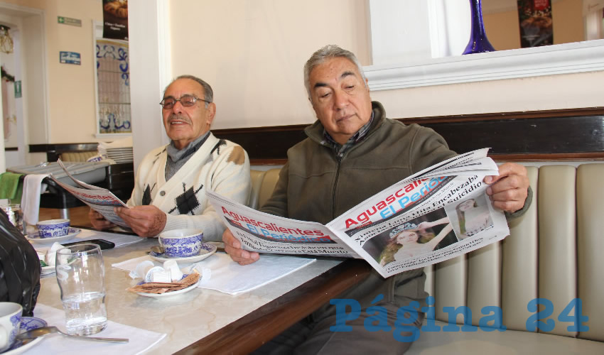 En el restaurante Sanborns desayunaron Antonio Cornejo Barrera y Jes&uacute;s Rodrigo Hern&aacute;ndez