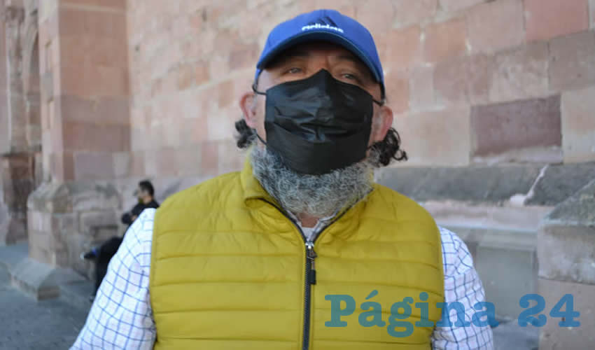 Alejandro Rivera Nieto, secretario general del Sindicato Independiente de Trabajadores del Estado de Zacatecas (SITEZ) (Foto: Archivo Página 24)