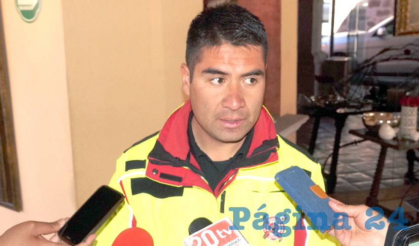 Moisés Cortés Solís, titular de la Policía Ambiental del ayuntamiento capitalino (Foto: Archivo Página 24)