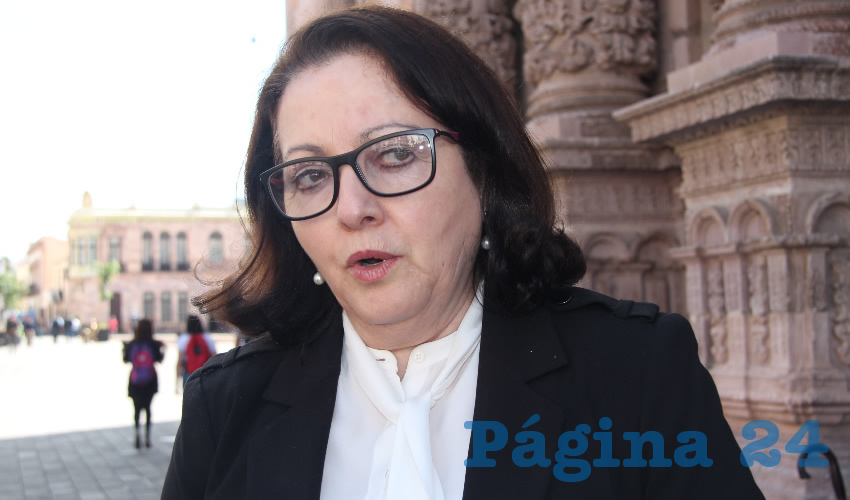 Marivel Rodríguez Benítez, titular de la Secretaría de Tesorería y Finanzas del municipio de Zacatecas (Foto: Archivo Página 24)