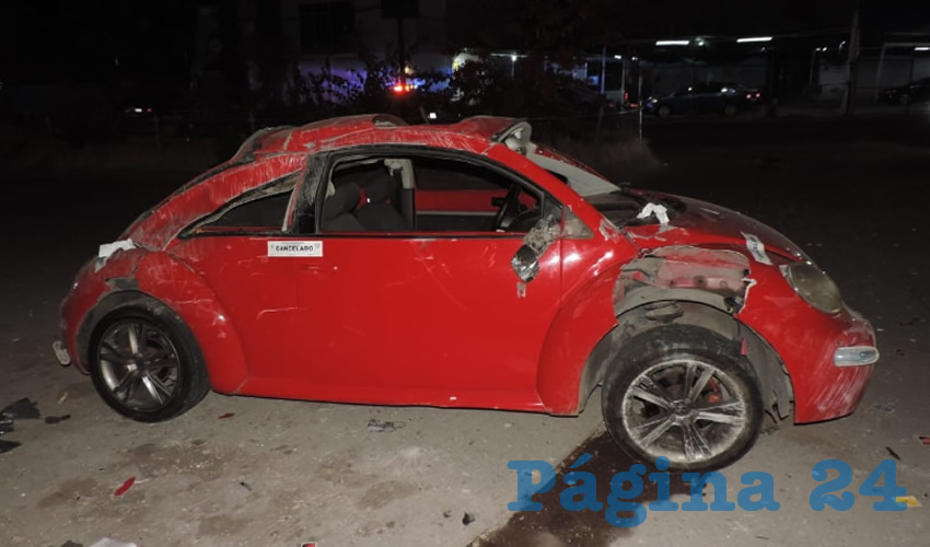 El Beetle, que conduc&iacute;a Luis Diego Medina Lechuga, de 22 a&ntilde;os, qued&oacute; severamente da&ntilde;ado