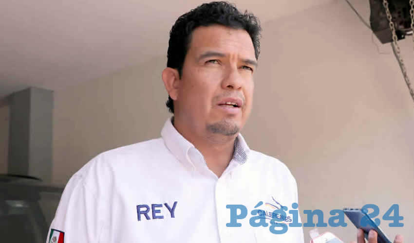 Reynaldo Delgadillo Moreno, presidente municipal de Calera (Foto: Archivo Página 24)