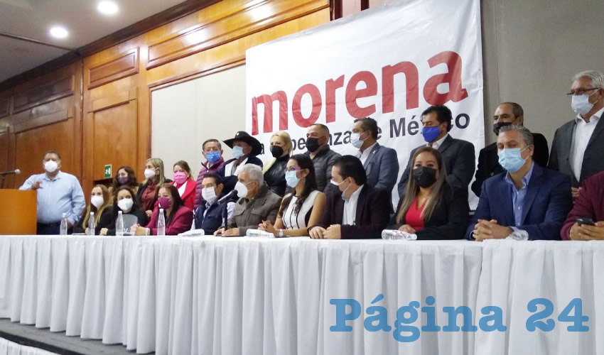 “Le planteamos a los dirigentes estatales, a los diputados federales, a los presidentes municipales y a los liderazgos locales que hagamos una tregua por Jalisco para ganar Jalisco” y erradicar los atropellos cometidos por el partido MC, explicó José Narro Céspedes tras su designación/Foto: Elizabeth Ríos Chavarría