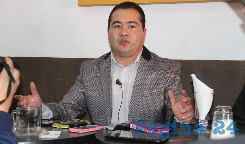 Alfredo Barajas Romo, aspirante priísta a la candidatura por el ayuntamiento de Guadalupe (Foto: Archivo Página 24)