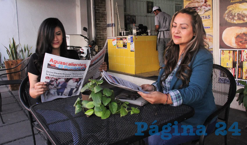 En el restaurante las Pikaditas desayunaron Teresa Nava y Olga Hernández