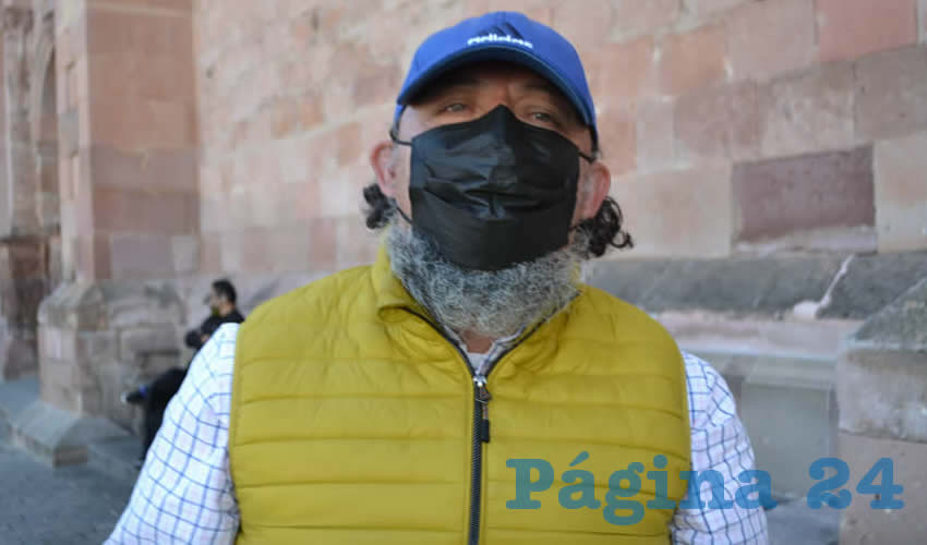 Alejandro Rivera Nieto, secretario general del Sindicato Independiente de Trabajadores del Estado de Zacatecas (SITEZ) (Foto: Archivo Página 24)