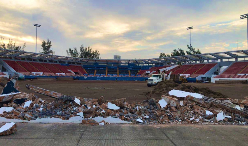 El estadio Beto Ávila (Foto: Twitter @elaguilabeisbol)
