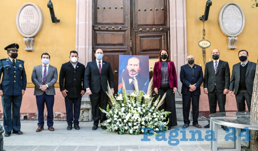 Manuel Cortina recordó el papel fundamental que desempeñó Terán Peredo en la vida política, social y diplomática de Aguascalientes y de México
