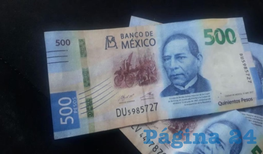 El sujeto portaba cinco billetes apócrifos