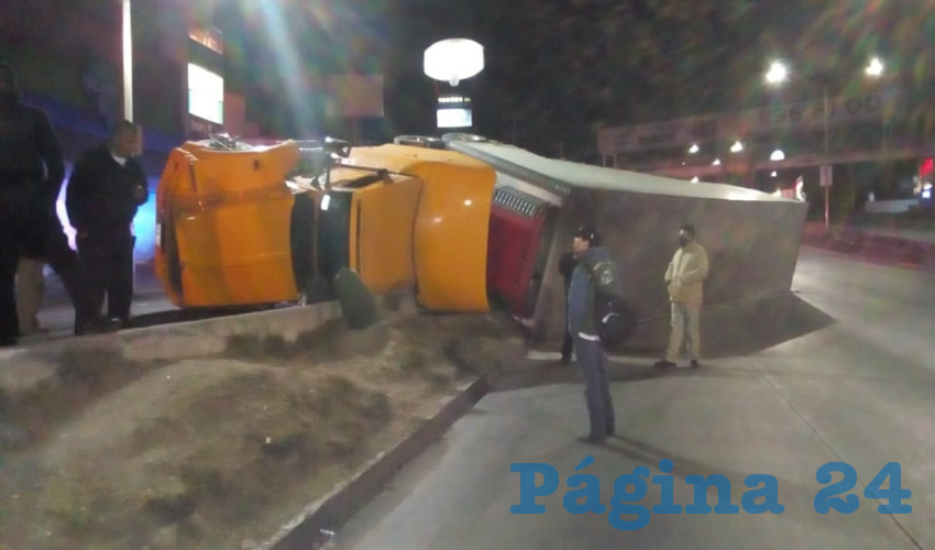 El accidente ocurrió a la altura de la calle Pueblo San Marcos, en el fraccionamiento VNSA